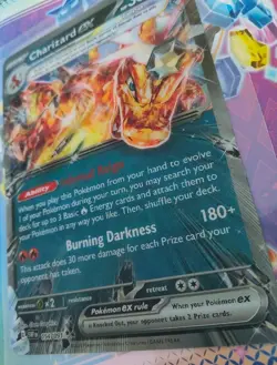 Charizard EX 196 - Lenticular Jumbo Card - Black Star Promo - Pokemon TCG - Image 2