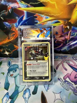 Pokemon Card TCG Greninja Gold Star SWSH144 Ace 9 Celebrations Black Star Promo - Image 1