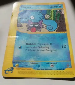 2002 Horsea # 84/147 Aquapolis Set Common Pokemon Collectible Card - Image 3