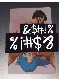 Dragon ball Chi Chi And Bulma Waifu Card - Image 1