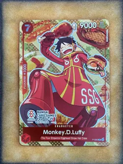 One Piece Monkey.D.Luffy P-080 Bandai Card Games Fest 24-25 P NM - Image 1