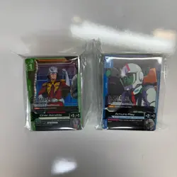 Gundam Card Game TCG Sample Deck English Sealed Amuro Ray Char Aznable Lot Of 2 - Image 1