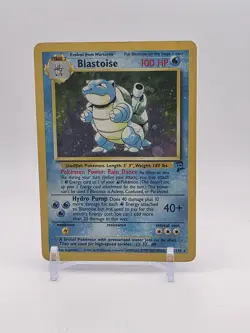 1999 Blastoise Holo Rare Pokemon Card TCG 2/102 Base Set - Image 1