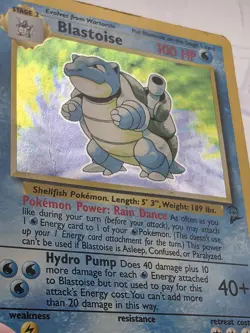 1999 Blastoise Holo Rare Pokemon Card TCG 2/102 Base Set - Image 2