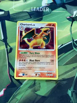 Charizard 3/132 LV.55 Ultra Rare Diamond Pearl Holo Pokemon Card NM - Image 1