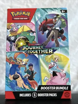 Journey Together Booster Bundle - 6 Sealed Packs - Pokemon Card TCG - Image 1