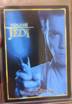 Ultra Rare Young Jedi CCG Anakin Skywalker Card #1 Boonta Eve Podrace Expansion - Image 4