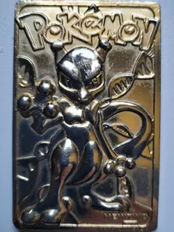 1999 Pokemon Mewtwo #150 Burger King 23K Gold Plated Card - Nintendo Promo - - Image 1