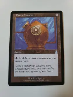Thran Dynamo Urza's Destiny Regular MTG Lightly Played Artifact Uncommon - Image 1