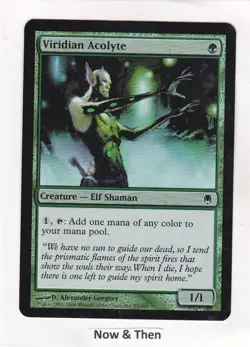 MTG: Darksteel: Foil: Viridian Acolyte - Image 1