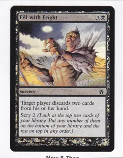 MTG: Fifth Dawn: Fill with Fright *FOIL* - Image 1