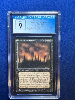 MTG The Dark Season of the Witch CGC 9 Quad Mint (all 9 sub grades) 1994 - Image 1