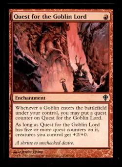 MTG Quest for the Goblin Lord LP Light Play Worldwake [3507] - Image 1