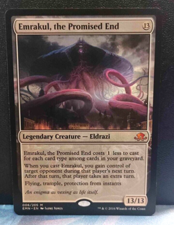 Emrakul, the Promised End - Eldritch Moon - NM to LP (see pics) - Mythic - MTG - Image 1