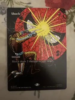 MTG Magic The Gathering Shock Spider-Man Full Art - Image 1
