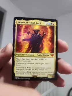 Magic the Gathering Sauron the Dark Lord #224 Lord of the Rings LTR Magic MTG - Image 1
