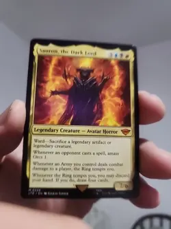 Magic the Gathering Sauron the Dark Lord #224 Lord of the Rings LTR Magic MTG - Image 2