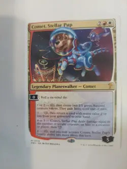 Comet, Stellar Pup (White Border) Mystery Booster 2 Regular - Image 1