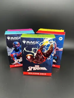 2025 SDCC Magic:The Gathering MTG Spider-man Welcome Starter Deck Set Of 5 - Image 2