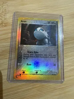 Pokemon Aron 49/109 Ruby and Sapphire Reverse Holo LP/MP - Image 1
