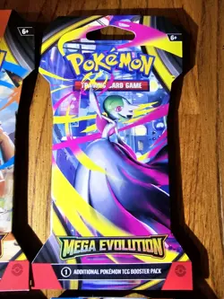 Lot of 10 SEALED Pokemon Mega Evolution Sleeved Booster Packs Factory Sealed NEW - Image 2