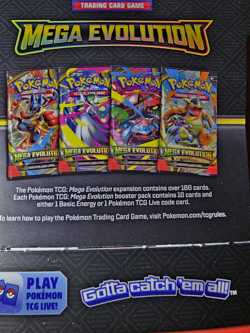 Lot of 10 SEALED Pokemon Mega Evolution Sleeved Booster Packs Factory Sealed NEW - Image 4