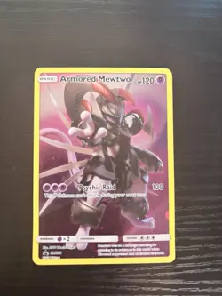 Pokemon TCG Armored Mewtwo SM228 Black Star Promo 2019 Full Art LP - Image 2