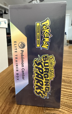 Pokemon TCG Surging Sparks Pokemon Center Elite Trainer Box ETB - SEALED - Image 4
