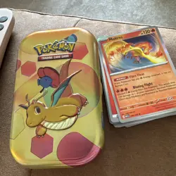 Pokemon TCG Scarlet & Violet 151 Dragonite Mini Tin NO PACKS, Bulk inc - Image 1