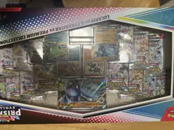 PRISMATIC EVOLUTIONS Lucario EX & Tyranitar EX Pokemon Collection Box Sam’s Club - Image 1