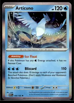 Articuno SV: Scarlet & Violet 151 144/165 LP Pokemon TCG | Buy10 Get10 Free - Image 1