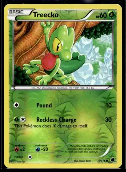 Treecko Plasma Freeze 6/116 MP Pokemon TCG | Buy10 Get10 Free - Image 1
