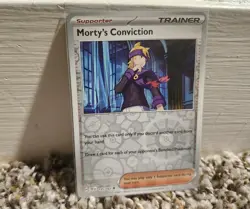 Morty's Conviction 155/162 - Reverse Holo - Pokemon Temporal Forces - Near Mint - Image 1