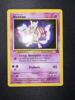 Pokemon TCG Mewtwo (Movie Promo) 03/53 Wotc Promo Regular - Image 2