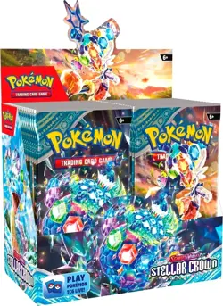 6 Cases Pokemon TCG Stellar Crown Booster Box Factory Sealed Brand New 6x - Image 3
