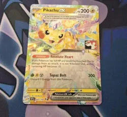 Pikachu EX 057/191 Play! Pokemon League Stamp Promo Prize Pack 7 FRESH PULL - Image 1