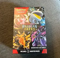 Pokemon TCG Scarlet & Violet Paldean Fates Factory Sealed Booster Bundle - Image 1