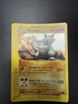 Rhydon Holo H27/H32 2003 Vintage Pokemon | Skyridge Pokemon TCG - Image 1