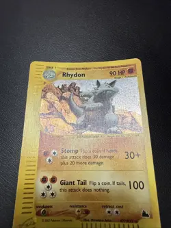 Rhydon Holo H27/H32 2003 Vintage Pokemon | Skyridge Pokemon TCG - Image 2