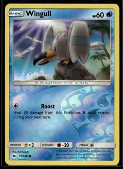 Wingull SM Base Set 37/149 MP Pokemon TCG | Buy10 Get10 Free - Image 1