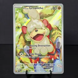 2024 Pokemon TWN Hisuian Growlithe 181/167 (Dented) - Image 2