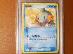Mudkip Wizard World Philadelphia Promo 2005 Emerald #56 /106 PSA 9 Mint Pokemon - Image 1