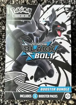 Pokemon TCG Scarlet & Violet Black Bolt SV10.5 Booster Bundle NEW Factory Sealed - Image 1
