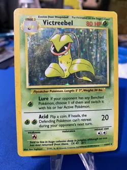 Pokemon Jungle VICTREEBEL 14/64 RARE HOLO FOIL NO SYMBOL ERROR MISPRINT MP - Image 1