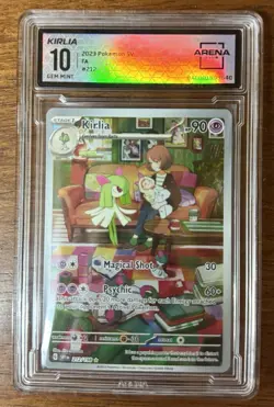 2023 Pokemon Scarlet & Violet Kirlia #212/198 ARENA CLUB 10 Gem Mint - Image 1