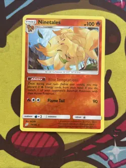 Pokemon Ninetales 16/181 - SM Team Up - Expanded GLC - Excellent - Reverse Holo - Image 1