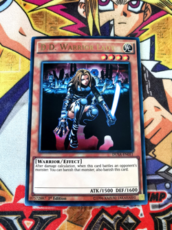 D.D. Warrior Lady dusa-en051 1st Edition (VLP/LP) Ultra Rare Yu-Gi-Oh! - Image 1