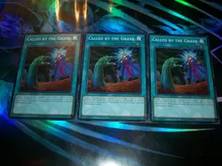 3x Called By the Grave 1st Edition Common SDWD-EN026 Yu-Gi-Oh! - Image 1