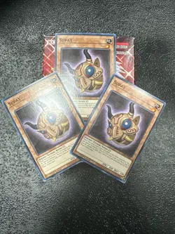 Yu-gi-oh! TCG 3x Supay LDS3-EN047 x3 Common 1st Ed YUGIOH! EARTH FIEND SET NM - Image 1