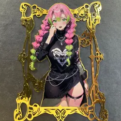 Goddess Story Gold METAL Card - Serial Number #030/100! Mitsuri Demon *READ* - Image 1